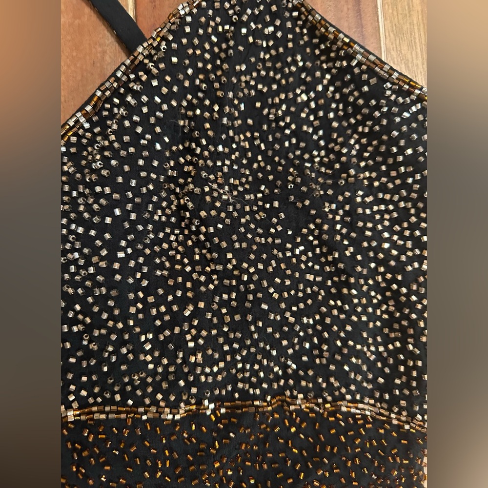 Beautiful beaded vintage Niteline Della Roufogali mini dress!! 4 - Picture 6 of 10